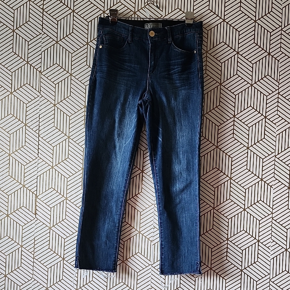 Wit & Wisdom Dark Indigo Straight Leg Jeans